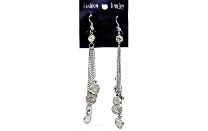 Aro Largo Cadena con Dijes y Strass - Imagen 2