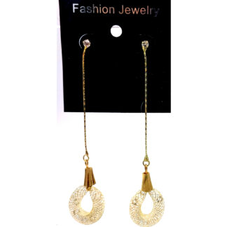 Aro Largo Red con Cristales y Strass
