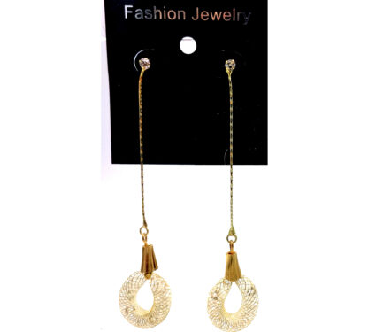 Aro Largo Red con Cristales y Strass