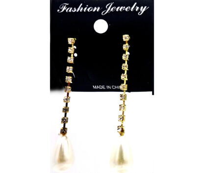 Aro de Strass con Dije Perla
