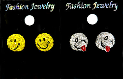 Aro Emoji Smile Con Strass - Imagen 3