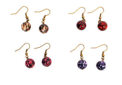 Aro Bolita Animal Print - Imagen 4