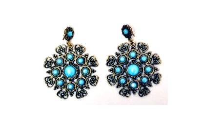 Aro Colgante con Piedras
