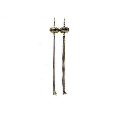 Aro Largo Filigrana y Cadenas - Imagen 2
