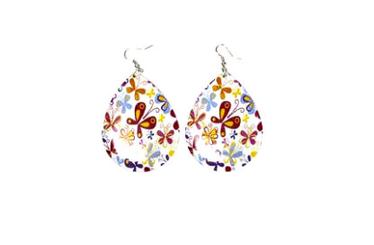 Aro Chapa Multicolor Flores y Mariposas
