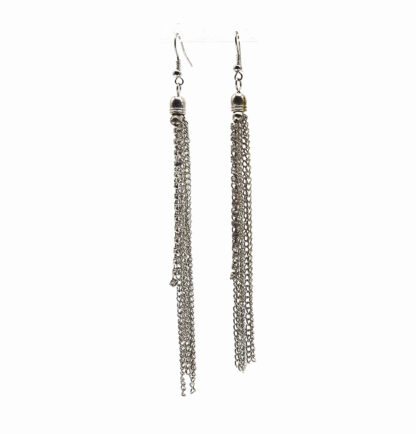 Aro Largo Cadenas y Strass - Imagen 2