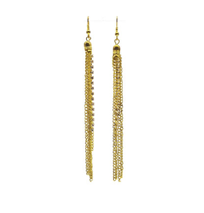 Aro Largo Cadenas y Strass