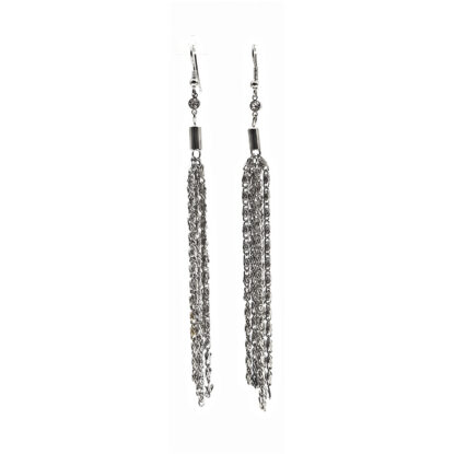 Aro Largo Cadenas y Strass - Imagen 2