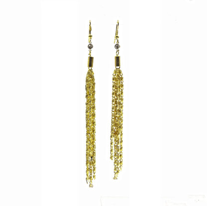 Aro Largo Cadenas y Strass