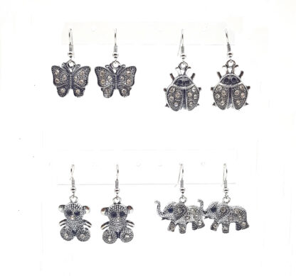 Aro Colgante Dijes Animales con Strass - Imagen 5