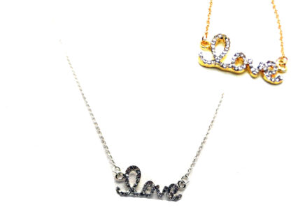 Collar Love con Strass