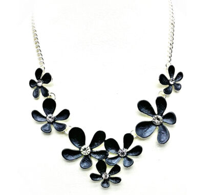 Collar con Flores y Strass - Imagen 2