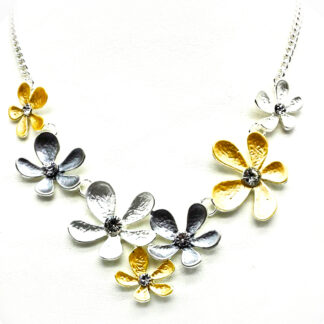 Collar con Flores y Strass