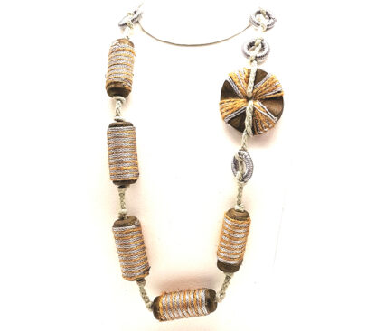 Collar Soga y Madera