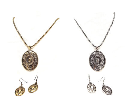 Collar con Medallón y Aros - Imagen 2