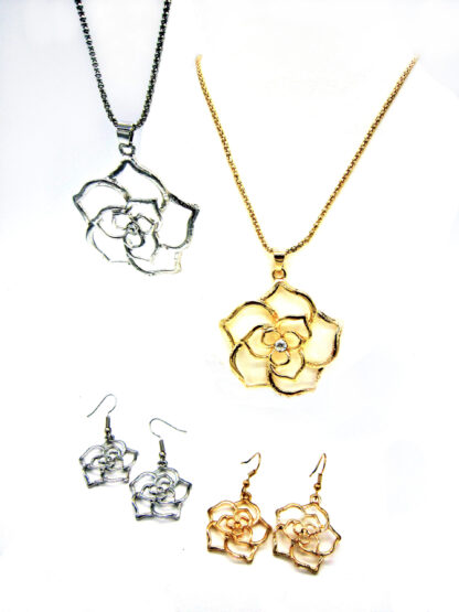 Collar con Medallón y Aros - Imagen 2
