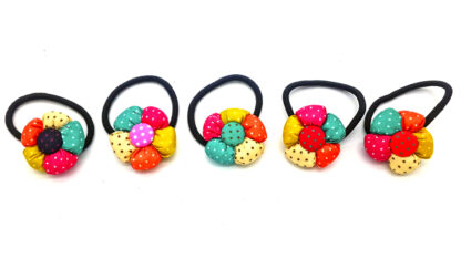 Flor Multicolor con Colita