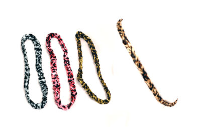 Vincha Elastizada Trenzada Animal Print