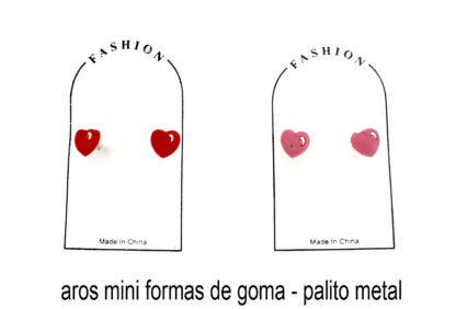 Aro Mini Forma Corazón Goma - Imagen 3