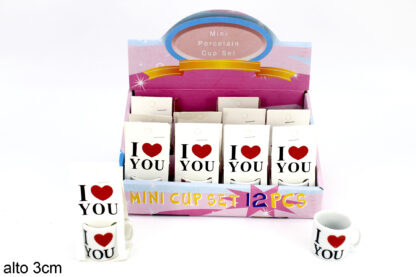 Mini Taza Cerámica I Love You