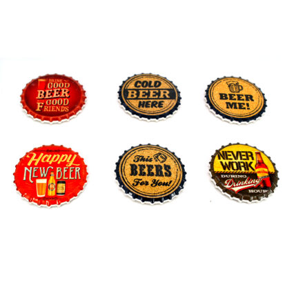 Imán Cerámico Forma Tapa de Cerveza 7,5cm - Imagen 7