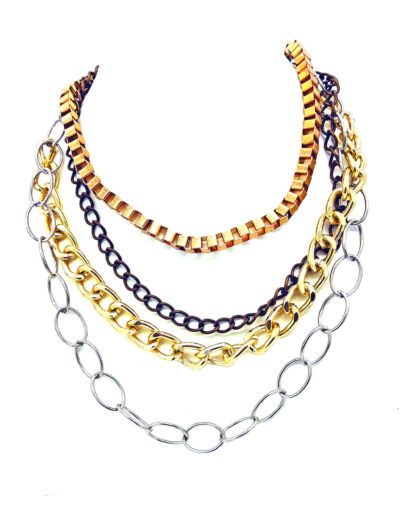 Collar 4 Vueltas Cadenas