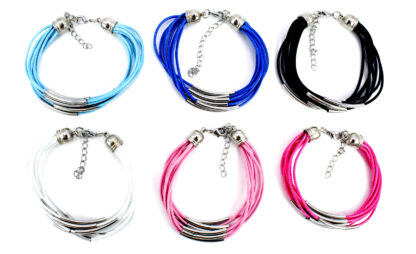 Pulsera Varias Vueltas Tiento con Dijes - Imagen 7