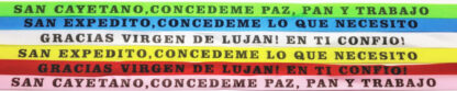 Pulsera Cinta 3 Deseos Frases Religiosas Santos (Bolsa x 100 Unidades)