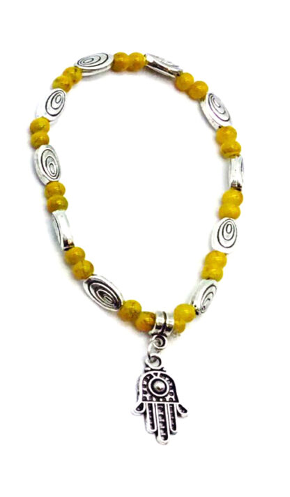 Pulsera Elastizada con Dije Mano - Imagen 4