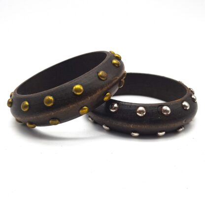 Pulsera Madera con Tachas