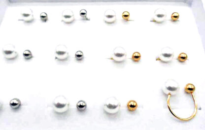 Anillo Bolita y Perla Tamaño Regulable - Imagen 2