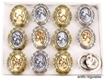 Anillo Camafeo Tamaño Regulable