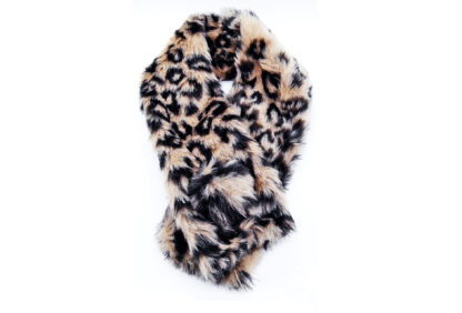 Cuello Símil Piel Animal Print - Imagen 3