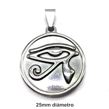 Dije Ojo de Horus Acero Quirúrgico