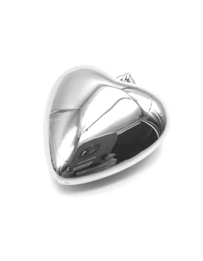 Dije Corazón Inflado Acero Quirúrgico - Alto 4.5cm.