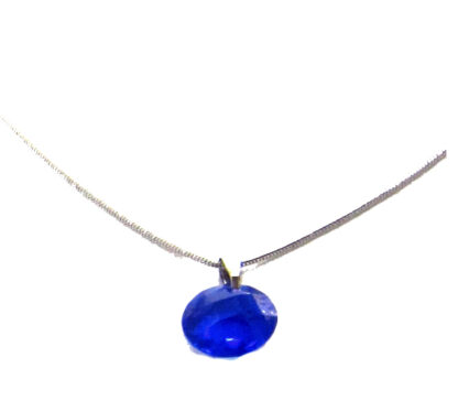Cadena Vibora Dije con Piedra