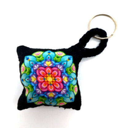 Llavero Mandala - Soft de Tela Impresa Ambos Lados - Imagen 6