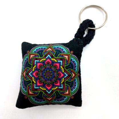 Llavero Mandala - Soft de Tela Impresa Ambos Lados - Imagen 4