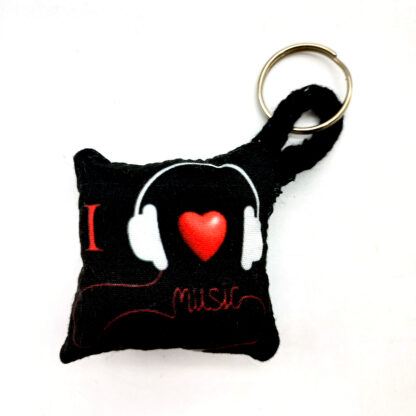 Llavero I Love... - Soft de Tela Impresa Ambos Lados - Imagen 5