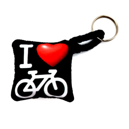 Llavero I Love... - Soft de Tela Impresa Ambos Lados - Imagen 3