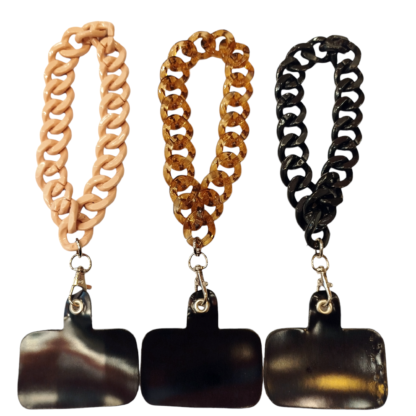 Strap Cadena Plástica Reforzada - Incluye Adaptador Universal Transparente