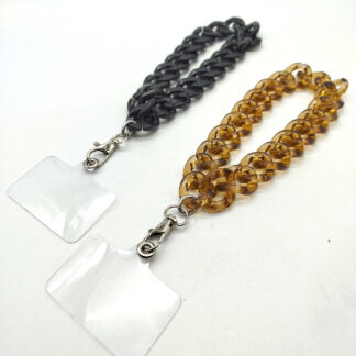 Strap Cadena Plástica Reforzada - Incluye Adaptador Universal Transparente