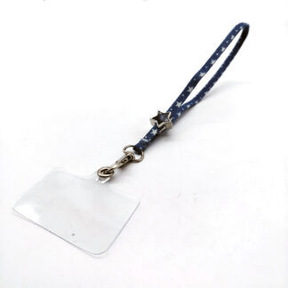 Strap Jean con Estrellas y Dije Estrella Esmaltado - Incluye Adaptador Universal Transparente
