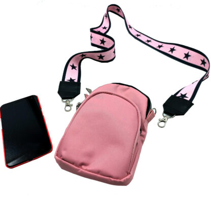 Porta Celular Andorra para Colgar e Intercambiar Correas con Bolsillo Exterior - Imagen 2
