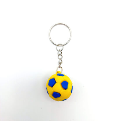 Llavero Pelota Futbol de Goma