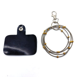 Strap Resortes de Metal con Bolitas Incluye Adaptador Universal Transparente