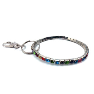 Strap Celular Strass Multicolor Elastizado - Incluye Adaptador Universal Transparente