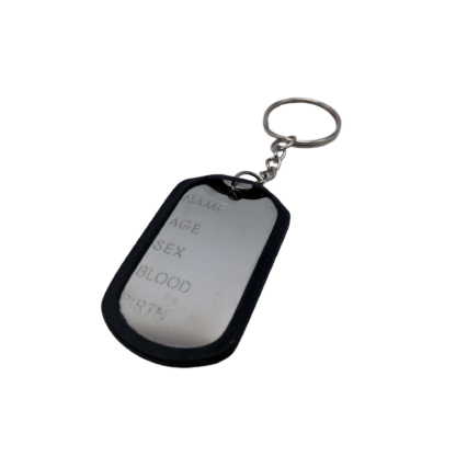 Llavero Chapa Identificacion Army - Imagen 2