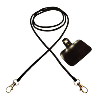 Colgante Celular Cordón Largo con 2 Mosquetones - Incluye Adaptador Universal Transparente