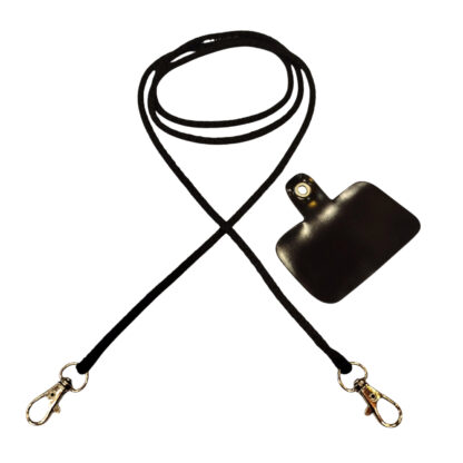 Colgante Celular Cordón Largo con 2 Mosquetones - Incluye Adaptador Universal Transparente